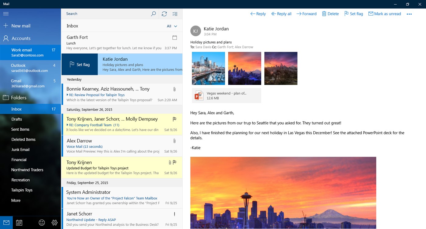 #1. Mail and Calendar (Windows) Által: Microsoft Corporation