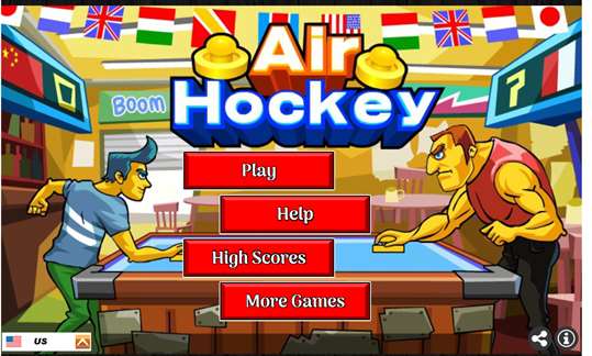 Air Hockey 2 Player Game screenshot 1