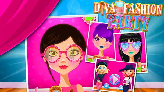 Diva Fashion Party - Girls Makeover screenshot 2