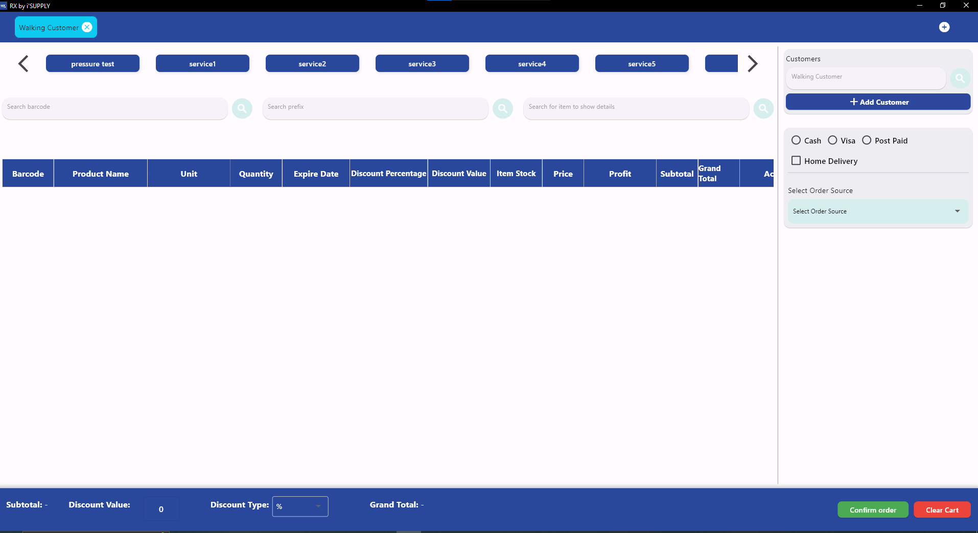 RX pharmacy screenshot