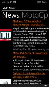 Moto News screenshot 1