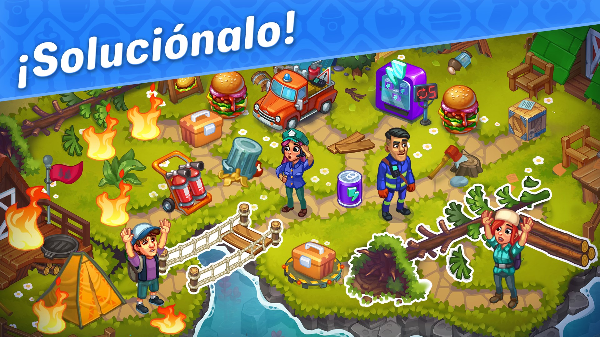Screenshot 1 Rescue Dash Time Management Game windows