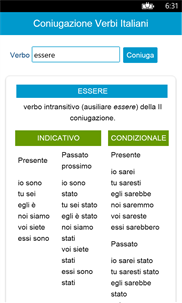 Verbi Italiani screenshot 3