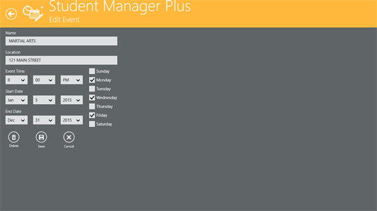 Student Manager Plus screenshot 6