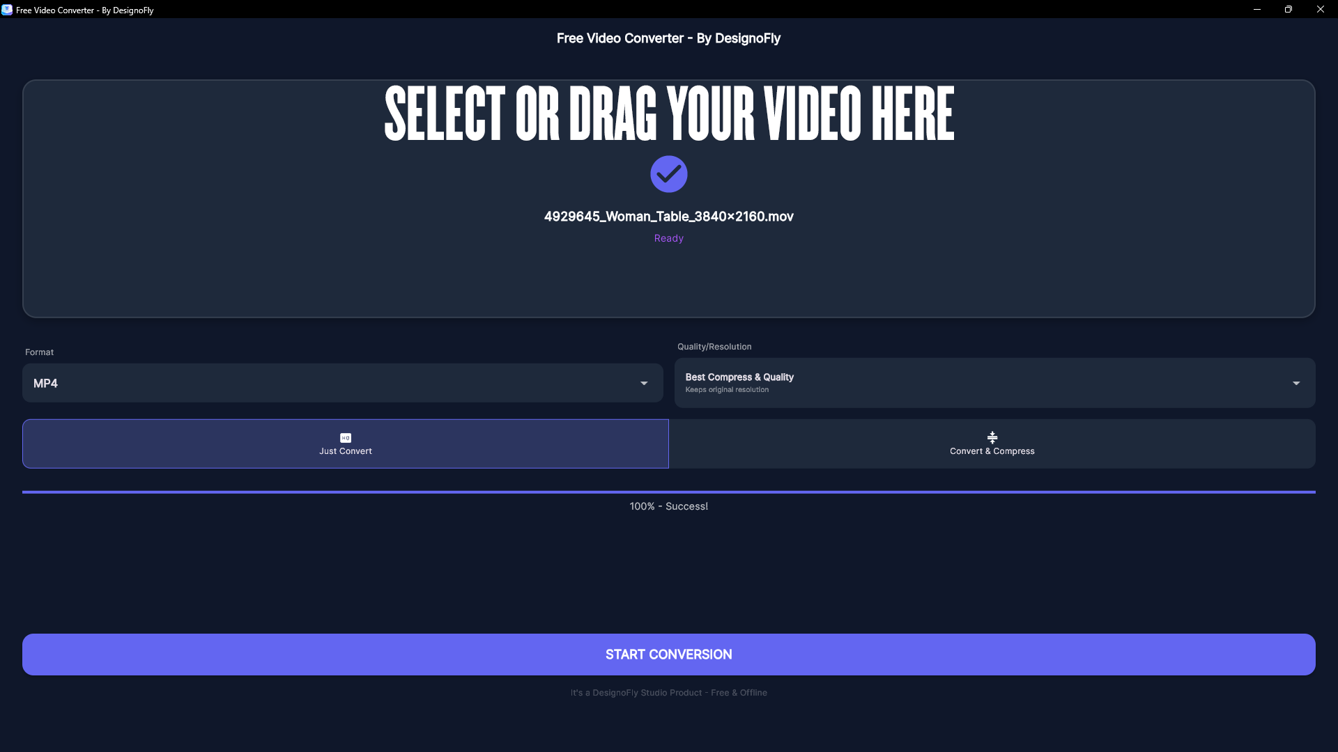 Free Video Converter Screenshot 2
