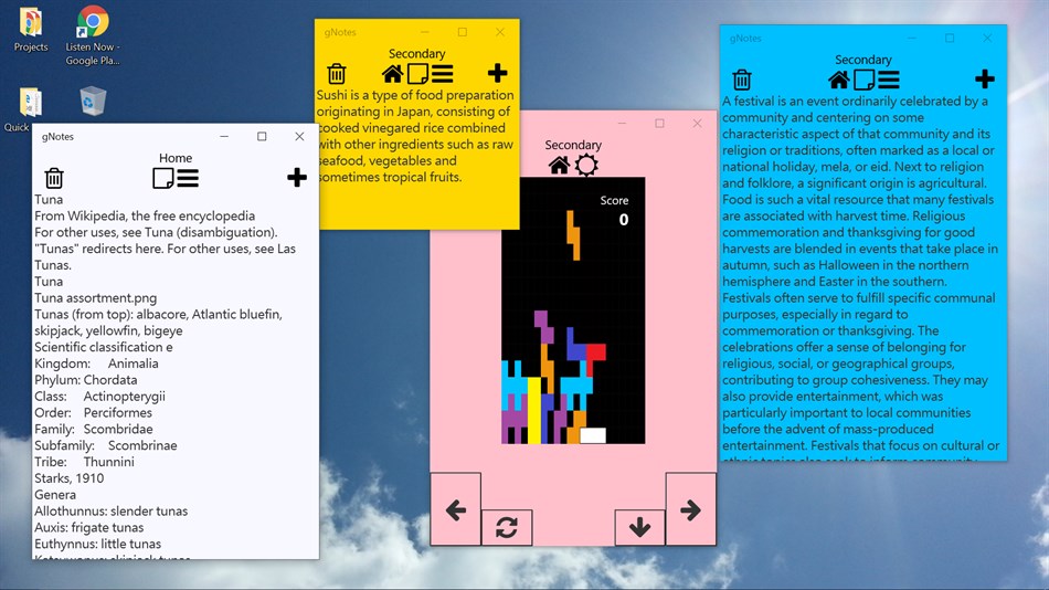 gNotes (Windows) Podle: NAOX