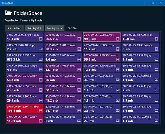 FolderSpace screenshot 2