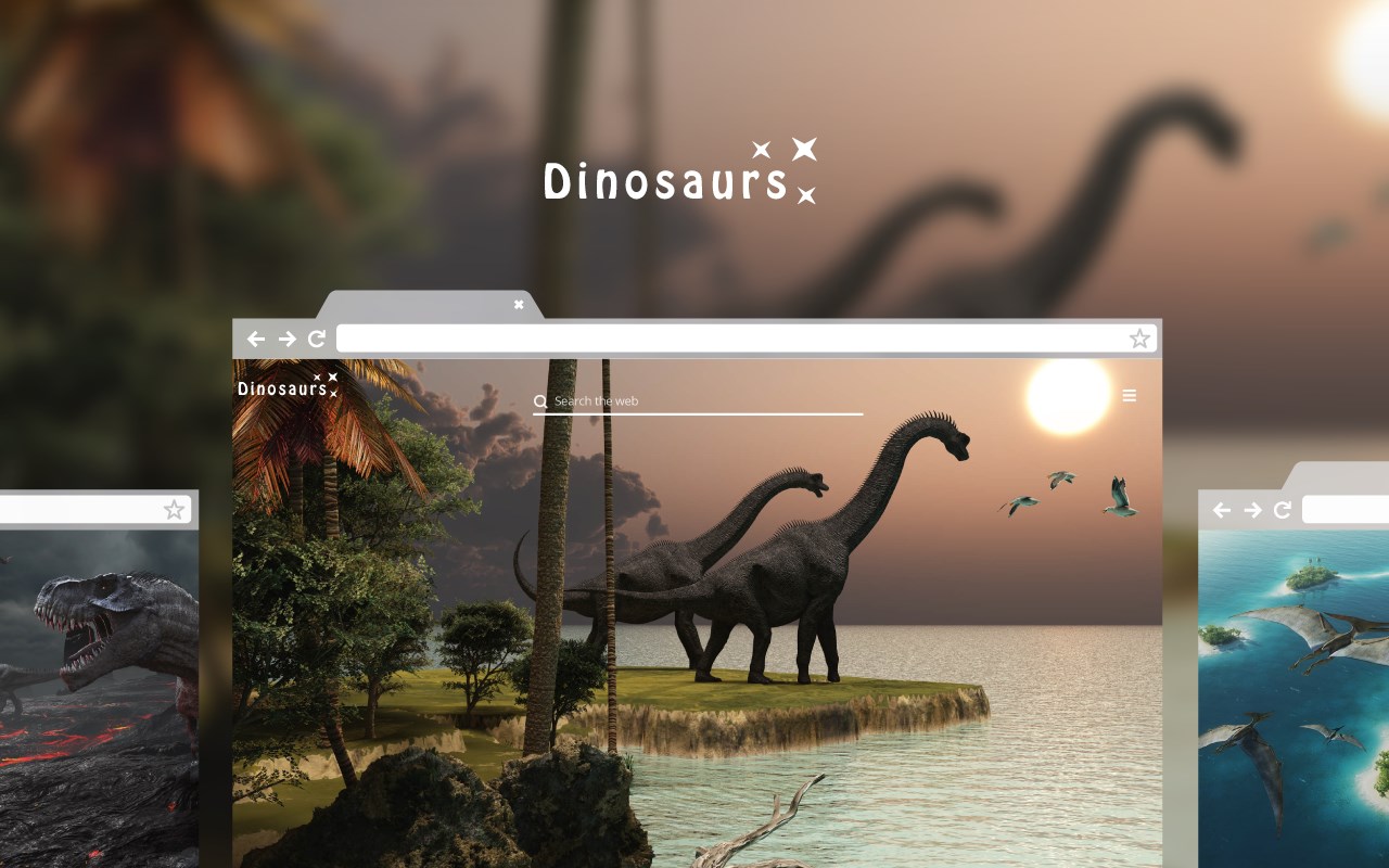 Dinosaurs HD Wallpaper Theme