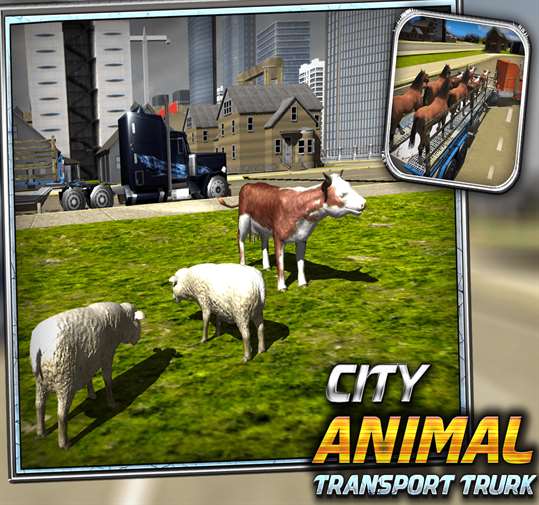 City Animal Transport Truck screenshot 3