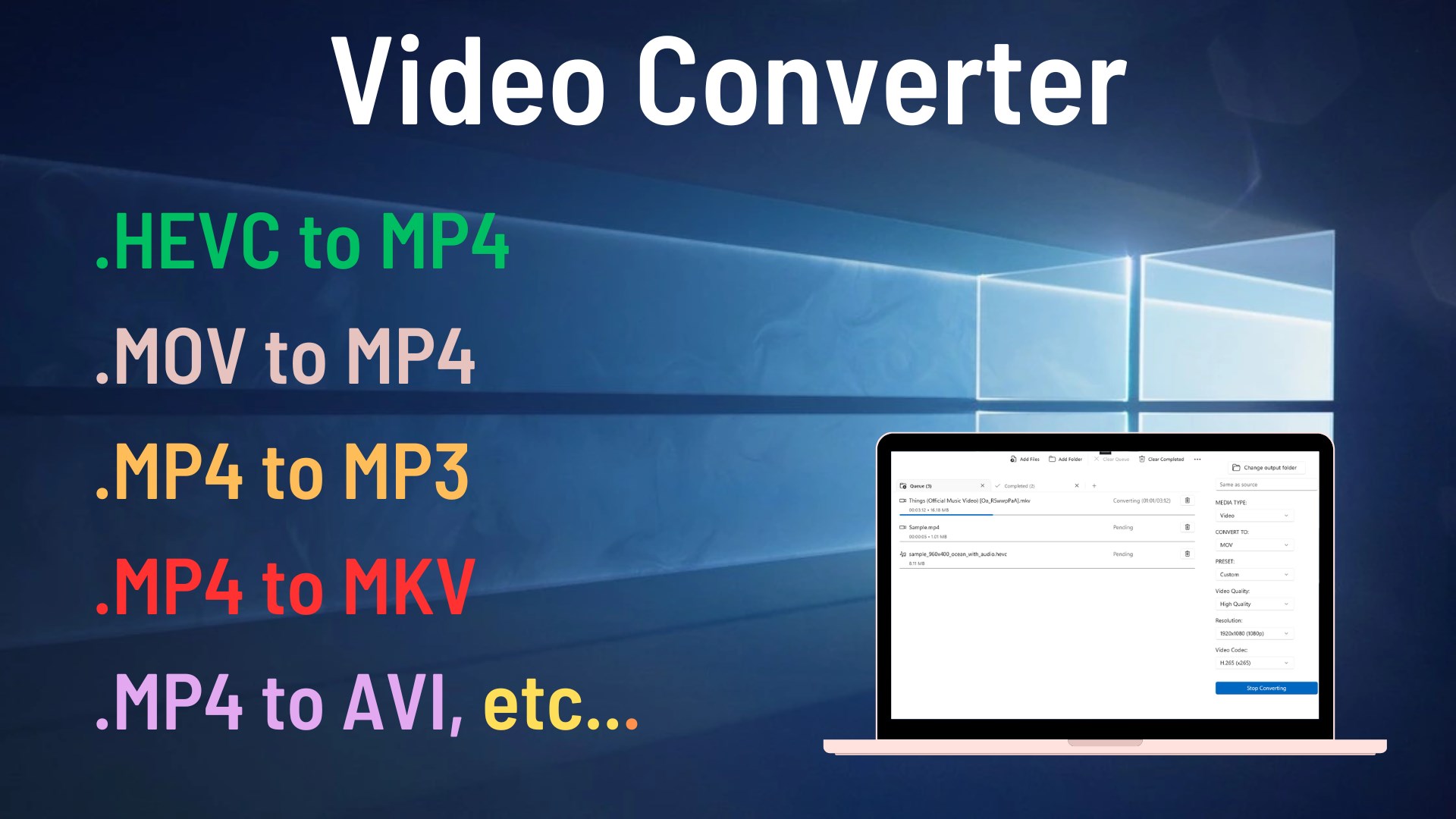 Video Converter for Windows screenshot