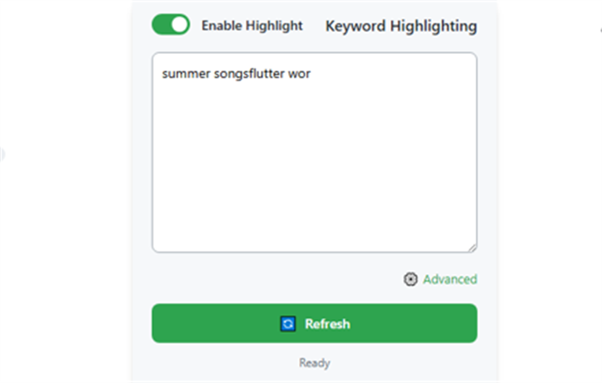 Page Keyword Highlighter