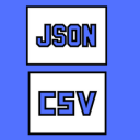JSON to CSV icon