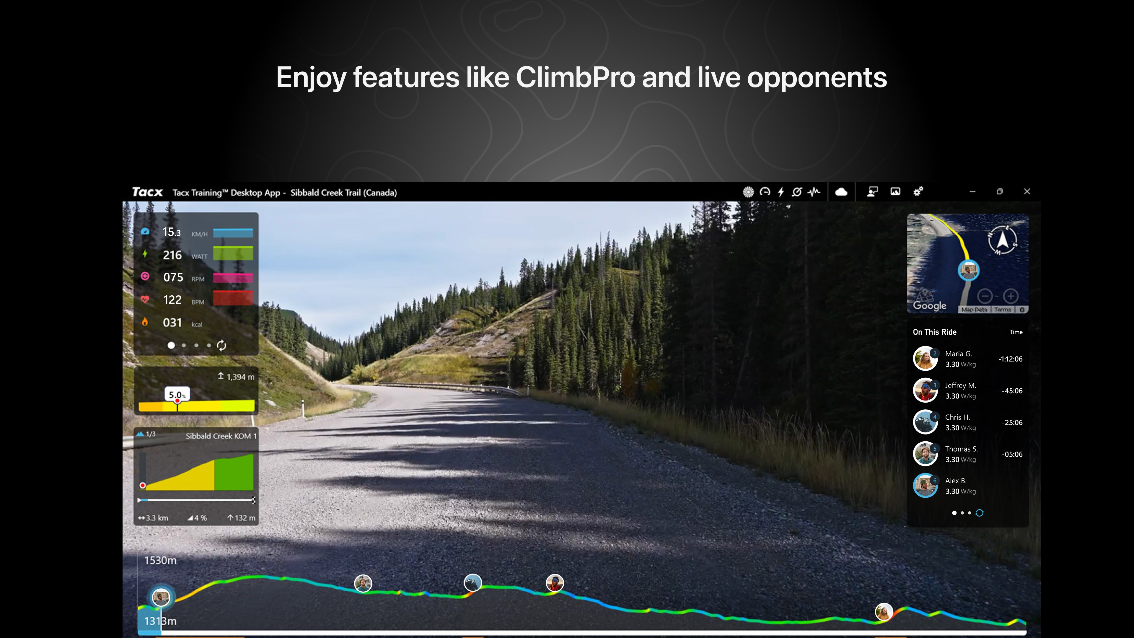 Tacx Training™ Desktop App screenshot