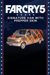 Emblemática Van con el diseño de prepper
