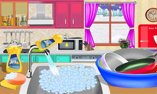 Wash dishes girls games screenshot 3