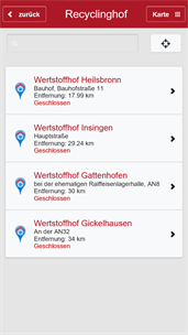 Landkreis Ansbach Abfall-App screenshot 5
