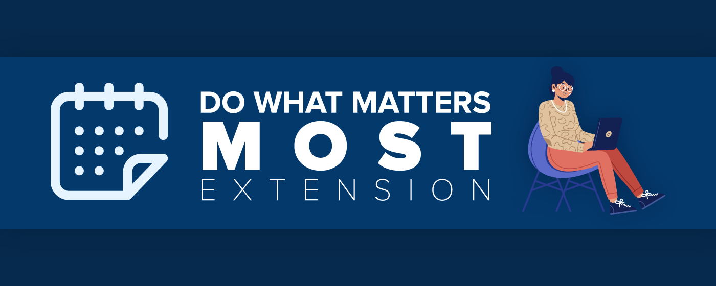 Do What Matters Most Planner marquee promo image