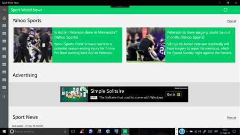 Sport World News Screenshots 1