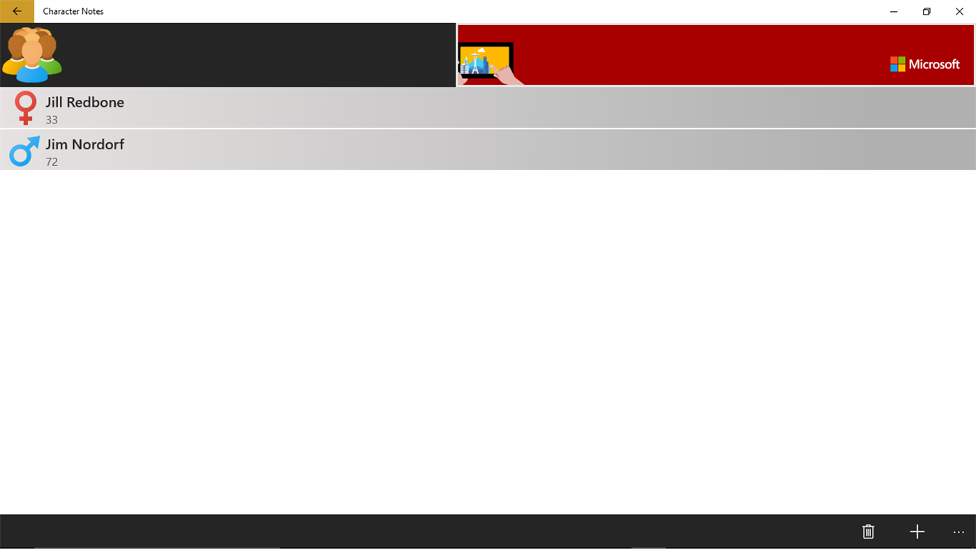 #3. Character Notes (Windows) 게시자: McKisic Designs LLC