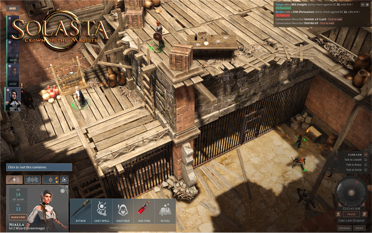 Solasta: Crown of the Magister screenshot 3