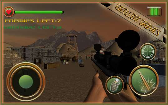Sniper Desert Operation 3D screenshot 2