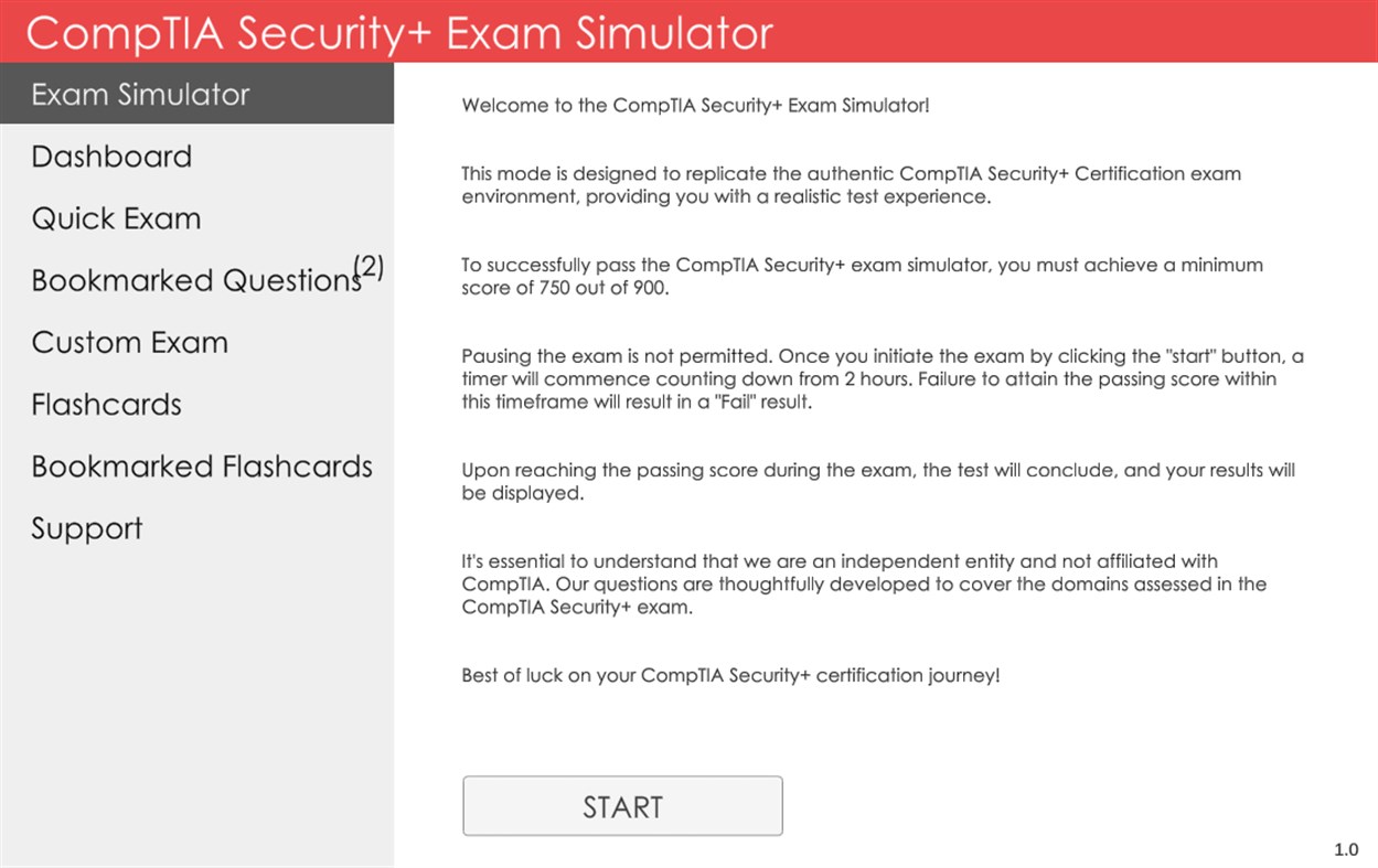 #2. CompTIA Security+ Exam Simulator (Windows) Av: NewSystem