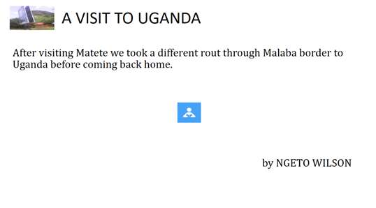 A VISIT TO UGANDA screenshot 1