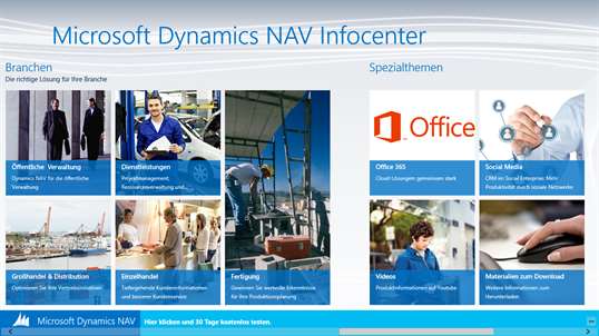 Microsoft Dynamics NAV Infocenter screenshot 2