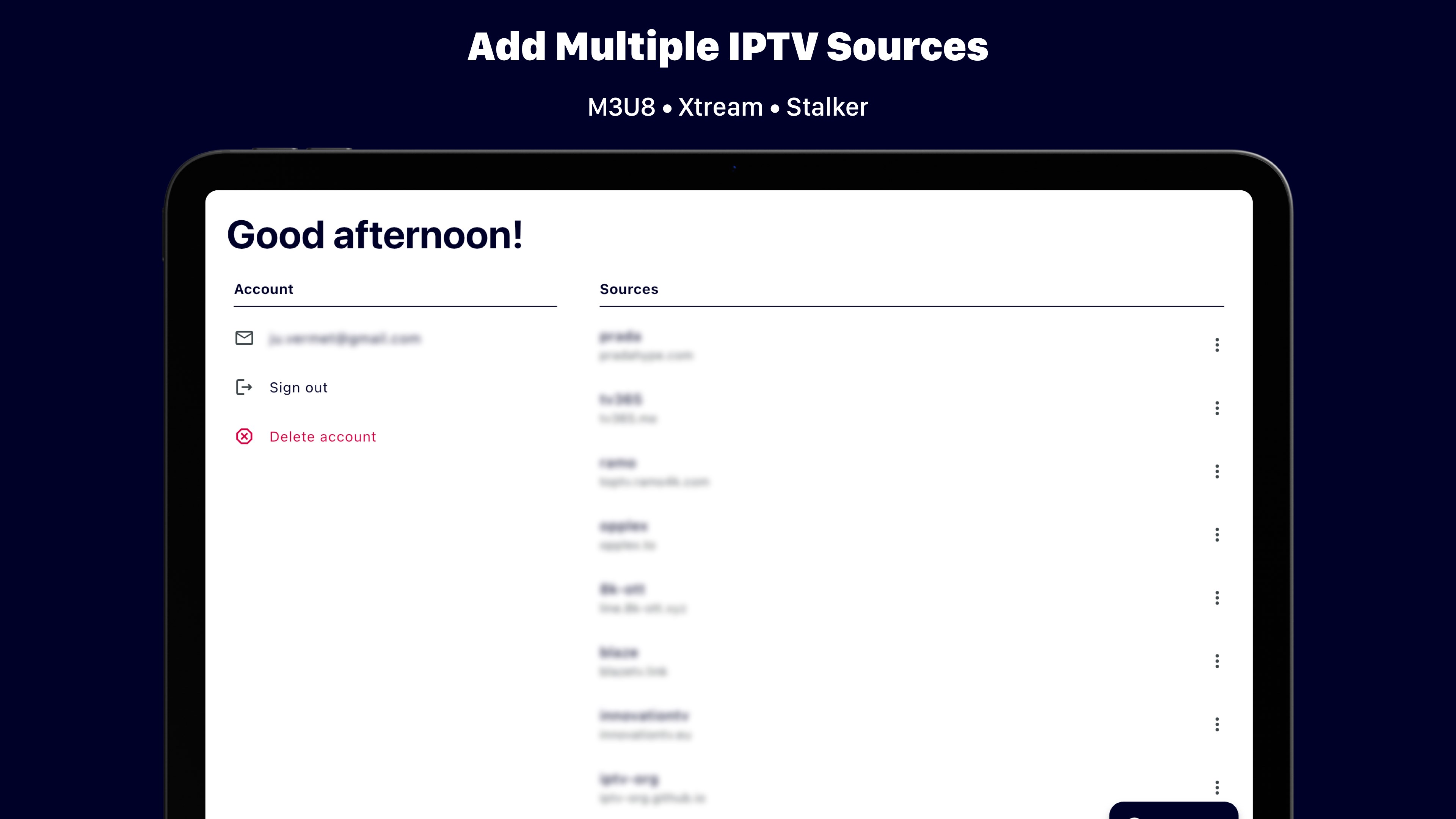 IPTV One — 4K VOD playback with Dolby Vision on Apple TV
