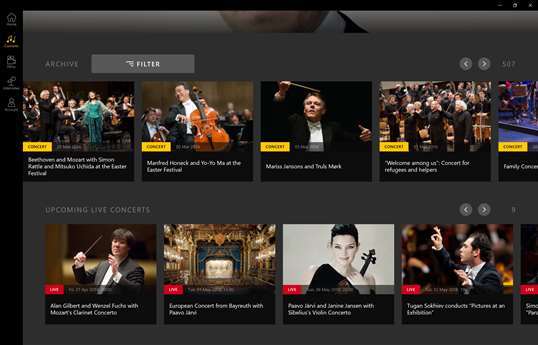 Digital Concert Hall screenshot 2