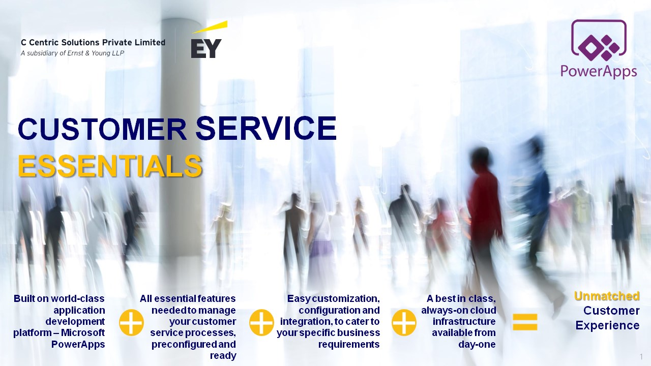 Snapshot 1 of Customer Service Essentials on PowerApps