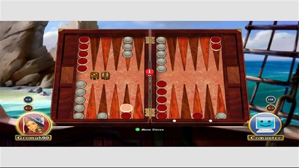 Hardwood Backgammon — 4