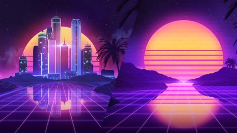 AAA Dynamic Scenes - Retro Synthwave Nights
