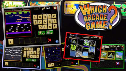 Which Video Arcade Game? - Coin-op Trivia Word Quiz Game screenshot 1