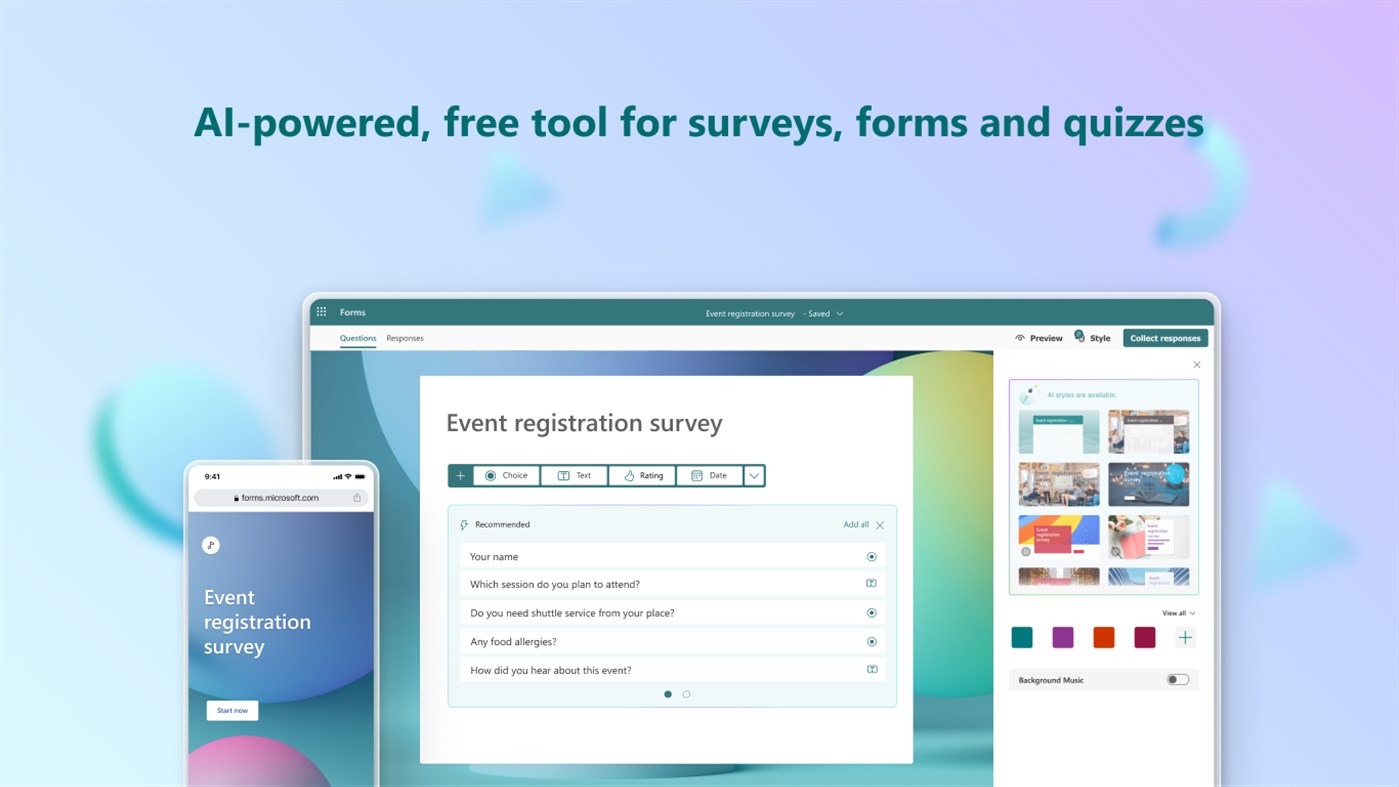 #1. Microsoft Forms (Windows) Podle: Microsoft Corporation