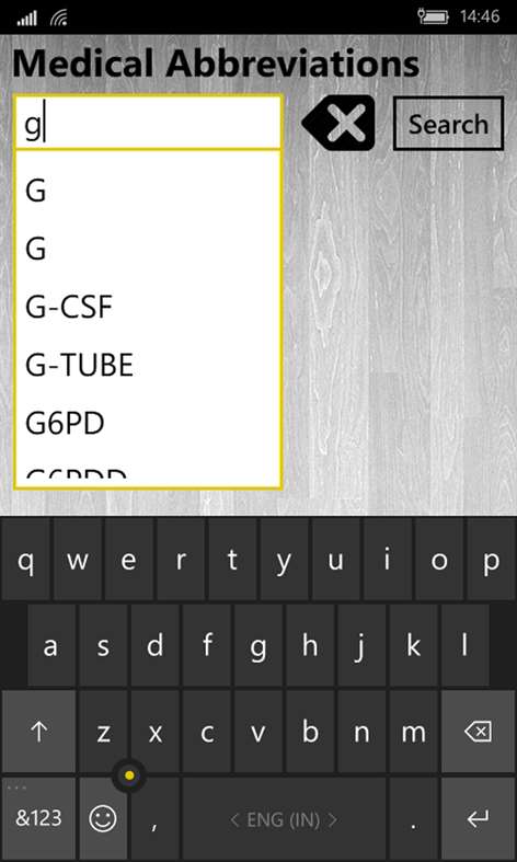 Medical Abbreviations Dictionary Screenshots 2