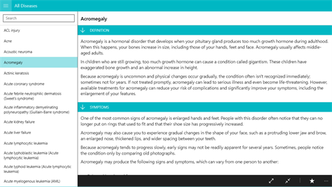 Diseases Dictionary Screenshots 1