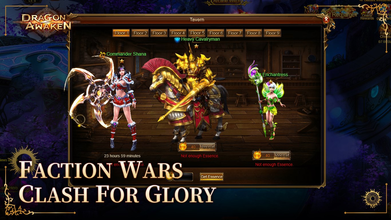 Dragon Awaken: Dominator of Gods screenshot