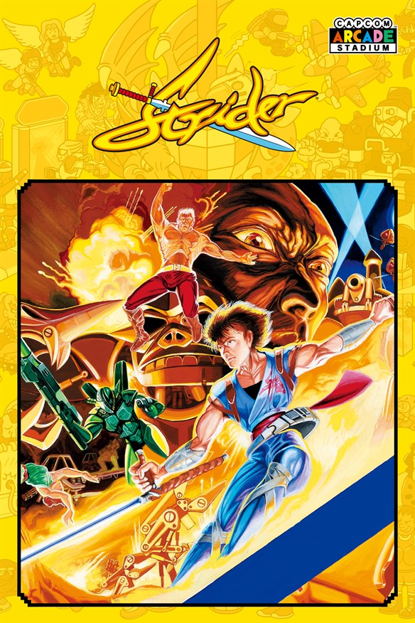 Capcom Arcade Stadium：STRIDER Xbox Series X|S and Xbox One cover art