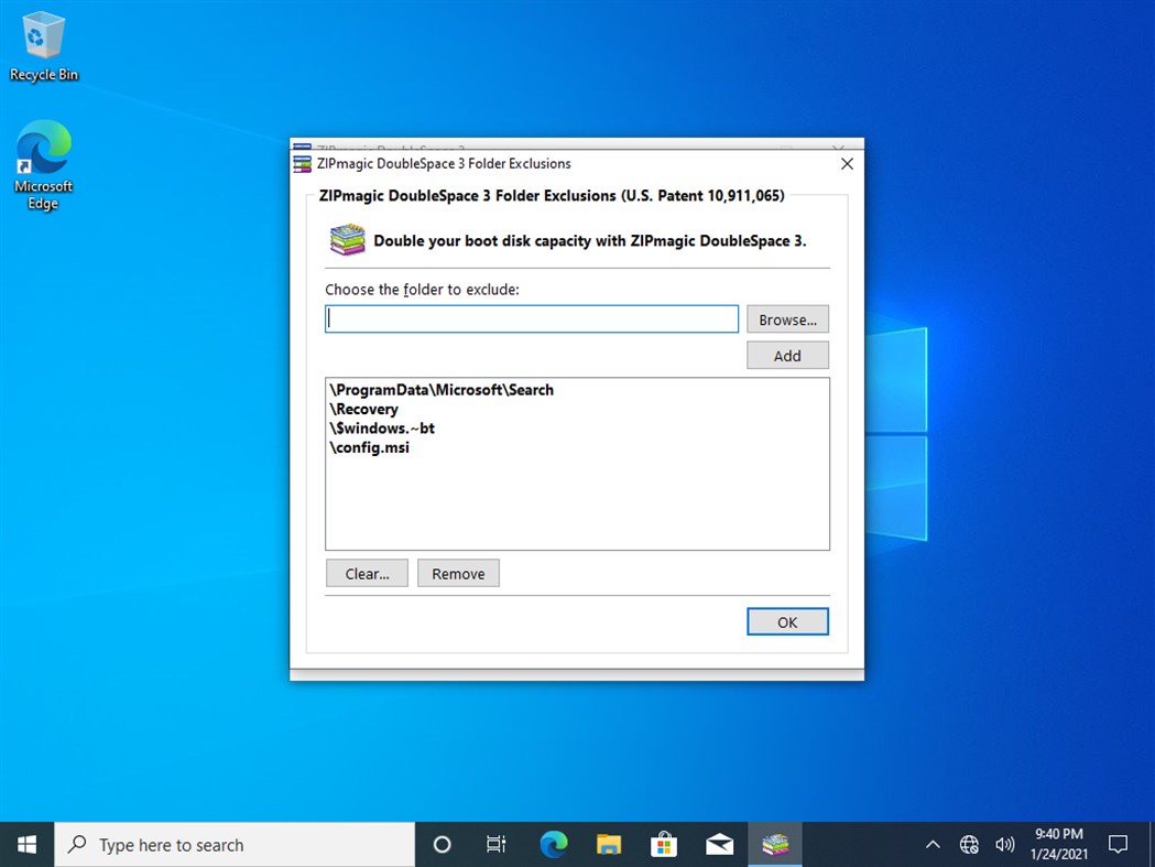 #3. DoubleSpace (Windows) بواسطة: ZIPmagic Software