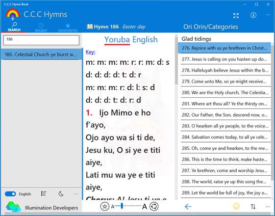 C.C.C Hymn Book with Bible References screenshot 7