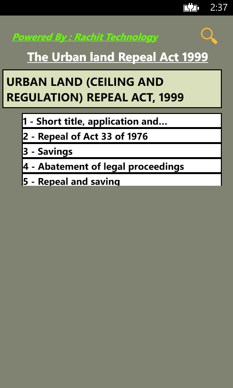 Get The Urban Land Repeal Act 1999 Microsoft Store