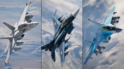 ACE COMBAT™ 7: SKIES UNKNOWN - DLC de 25 Anos - Série de Aeronaves de Última Geração - Conjunto