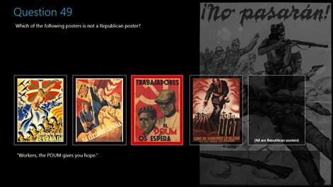 Spanish Civil War Quiz Screenshots 2