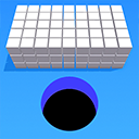 Hole Eating Cube Game