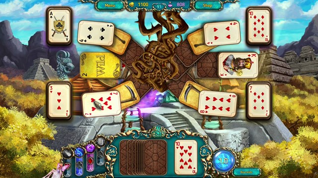Dreamland Solitaire: Dragon's Fury screenshot 3