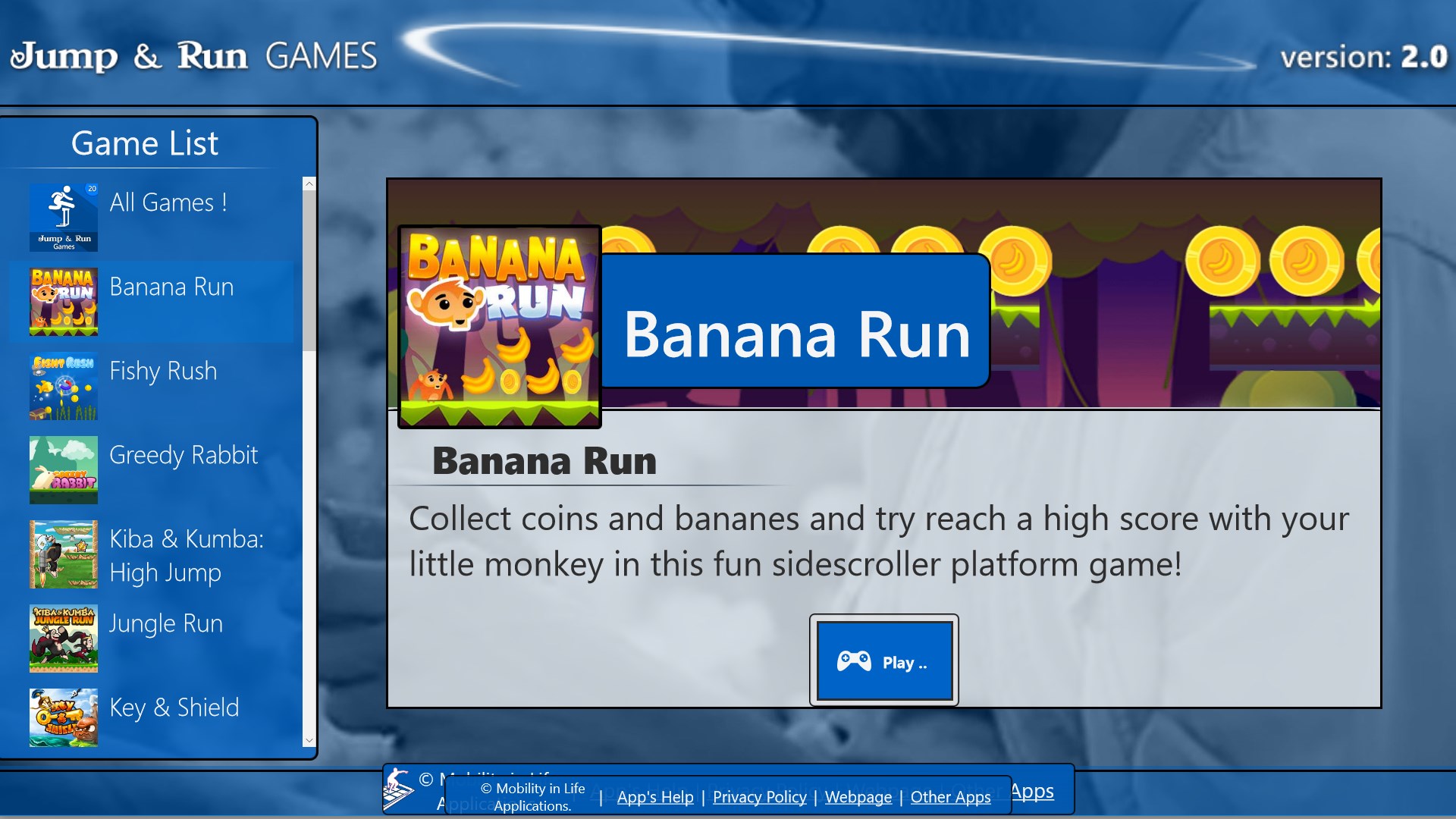 Jumping Bananas - Games online