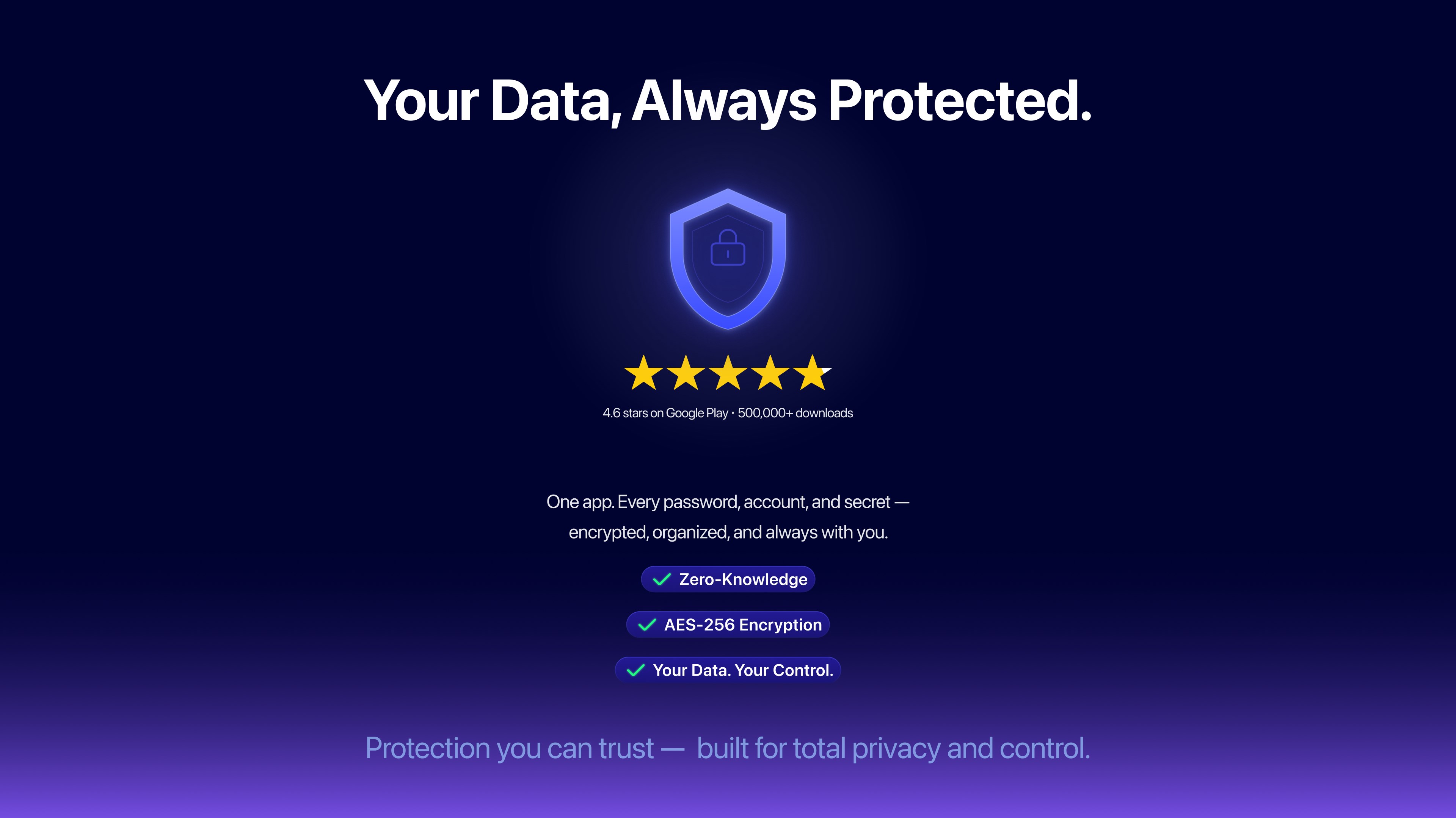 mSecure - Password Manager and Digital Wallet screenshot