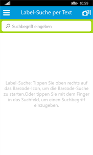 Label-online screenshot 2