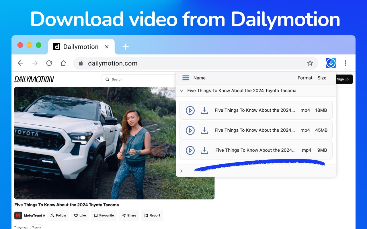 Video downloader - download any video for free